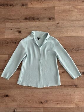 Eileen Fisher Silk Blend Cardigan Sweater